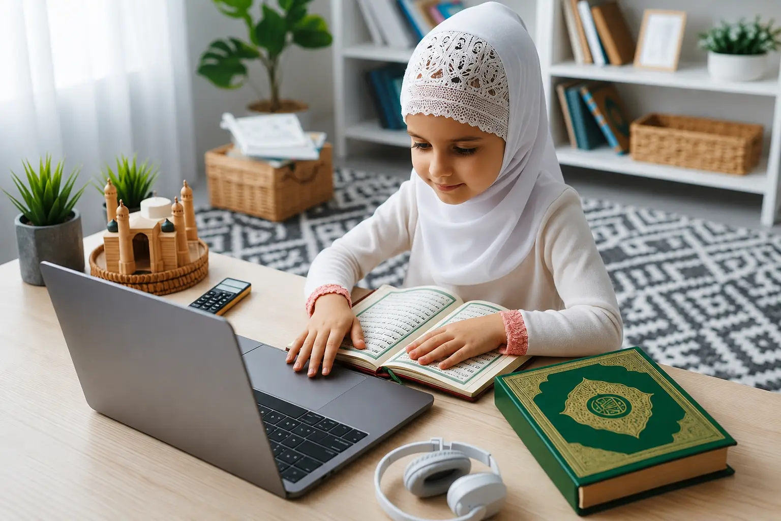 Online Maktab learning at Al Minhal Academy